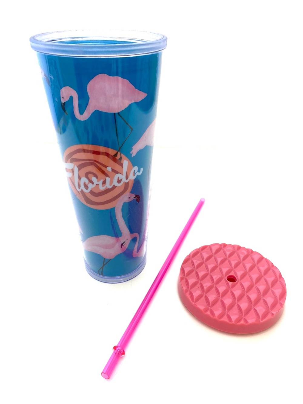 Starbucks 2014 Limited Edition Florida Flamingo Venti 24oz Tumbler